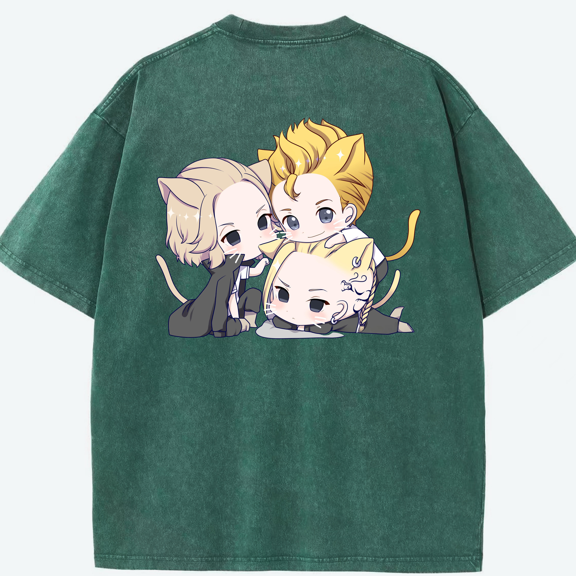 （画像用） 東京リベンジャーズ Tokyo Revengers 綿100% ヴィンテージ風 半袖Tシャツ（背面プリント）